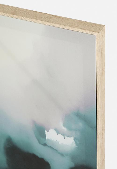 Sixth Floor - Storm Wall Art - Blue