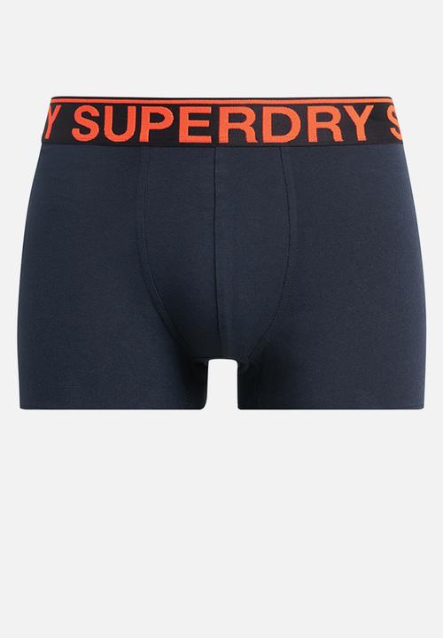 Superdry. - Trunk Triple Pack - Eclipse Navy/Neon