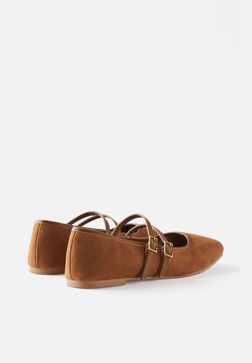 Cotton On - Miley strappy ballet - micro tan