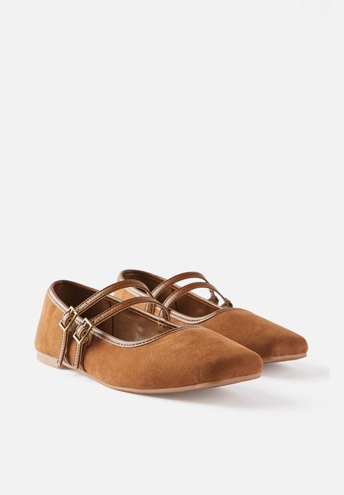 Cotton On - Miley strappy ballet - micro tan