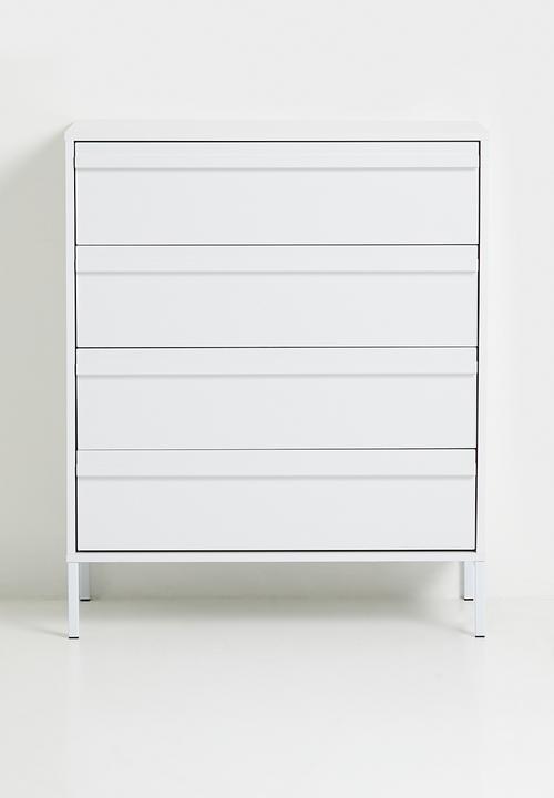 Sixth Floor - Sigil 4 chest drawer - white
