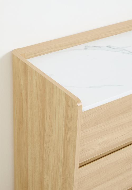 Sixth Floor - Hazel 6 drawer entry console - natural