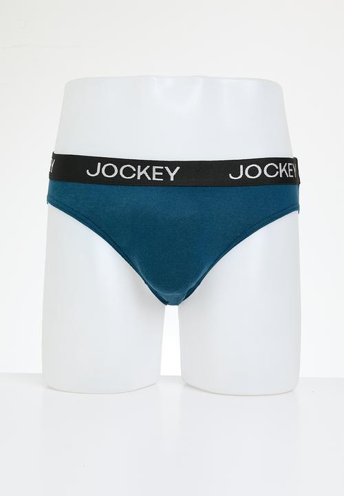 Jockey - Great value skants plain 5 pk-Blue/Grey/Black Multi