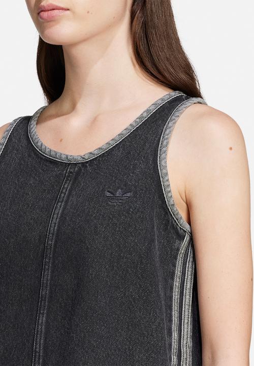 adidas Originals - Denim 3S Dress - True Black Denim