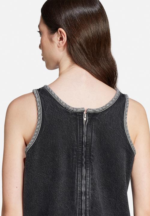 adidas Originals - Denim 3S Dress - True Black Denim