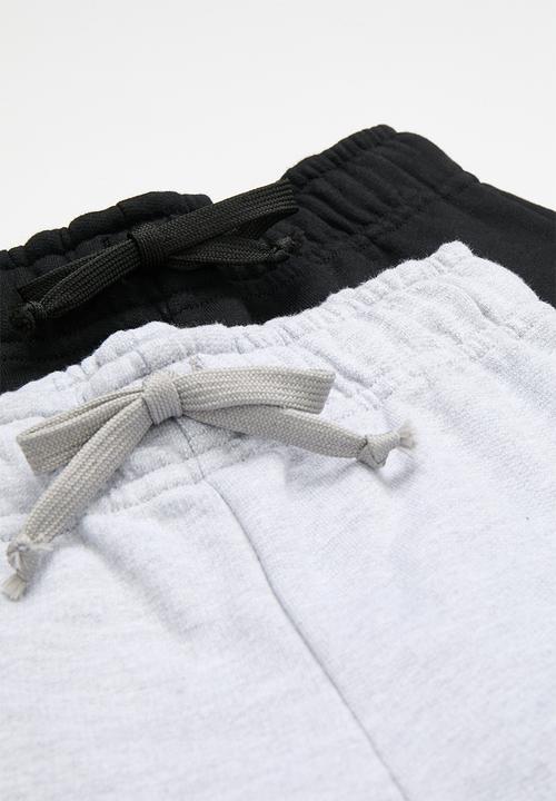 Pop Candy - 2 Pack shorts - black & grey