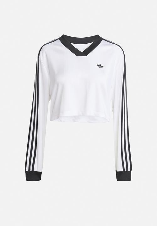 adidas Originals - Jacquard Long sleeve Top - White