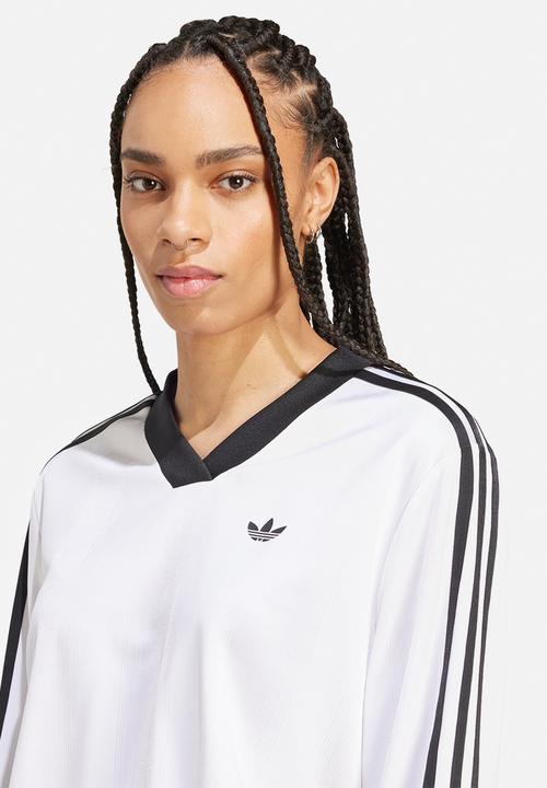 adidas Originals - Jacquard Long sleeve Top - White
