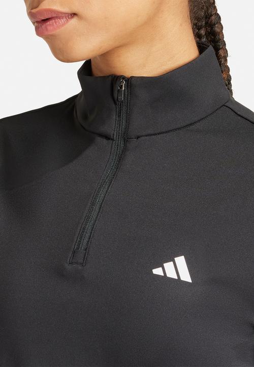 adidas Performance - Hyglm 1/4Zip - Black