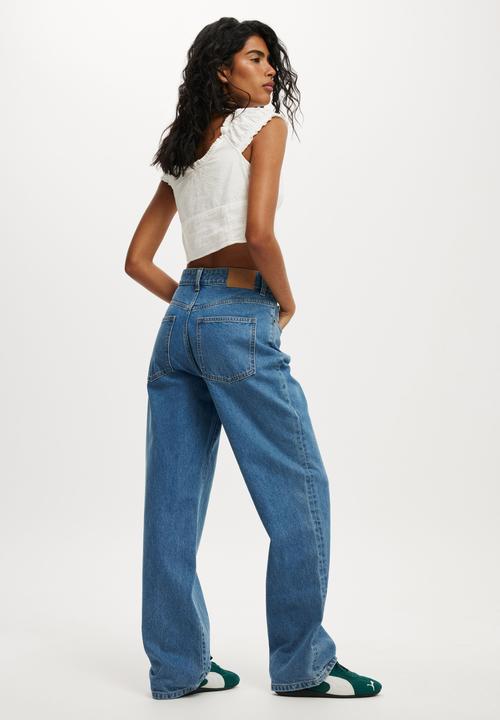 Cotton On - 91 straight jean - celeste blue