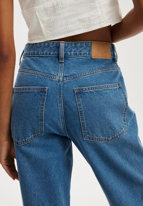 Cotton On - 91 straight jean - celeste blue