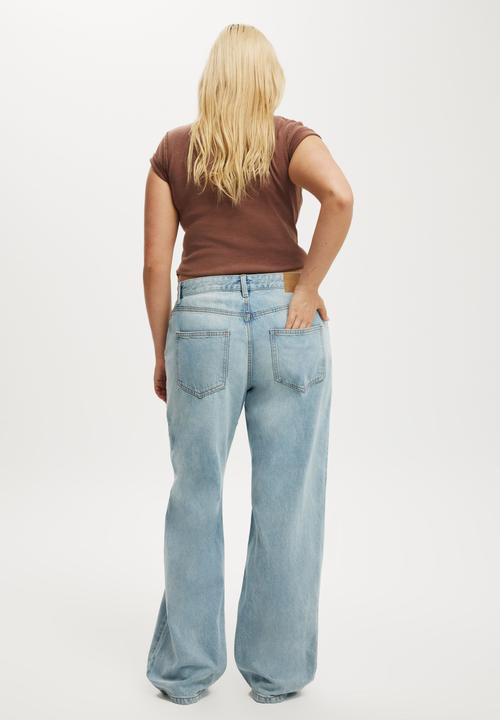 Cotton On - 91 straight jean - rush blue
