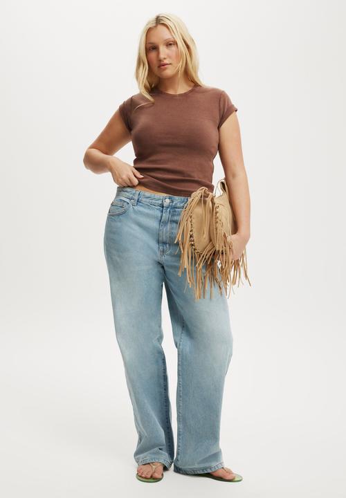 Cotton On - 91 straight jean - rush blue
