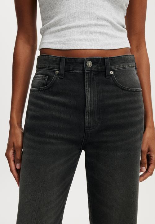 Cotton On - 91 straight jean - onyx black