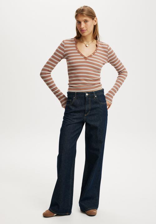 Cotton On - Relaxed wide jean - shutter blue