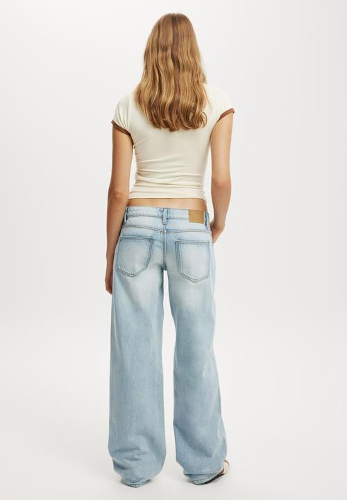 Cotton On - Low rise straight jean - notion blue