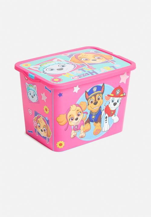 Disney - Paw Patrol storage click box - Pink