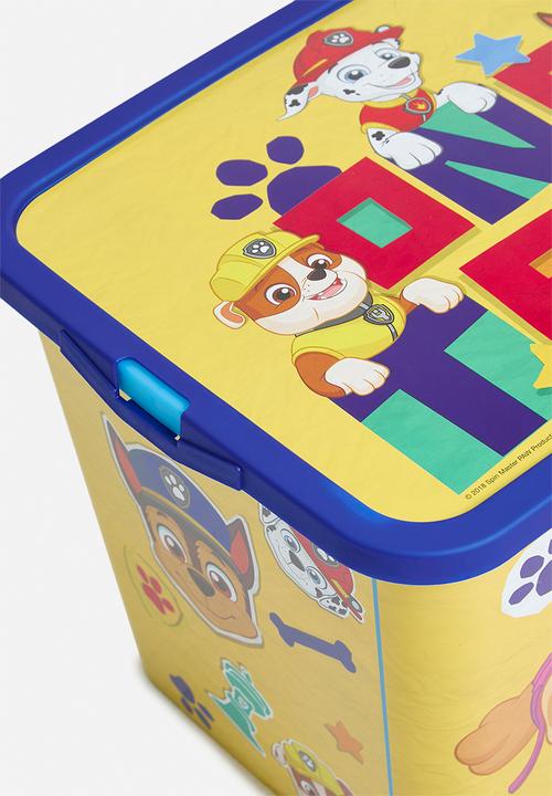 Disney - Paw Patrol storage click box - Yellow
