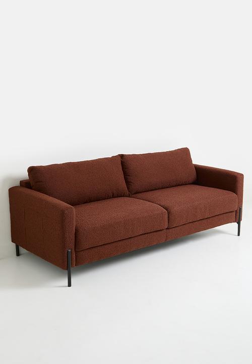 Sixth Floor - Hadley 3 seater sofa-rust