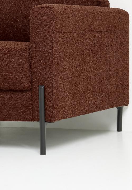 Sixth Floor - Hadley 3 seater sofa-rust
