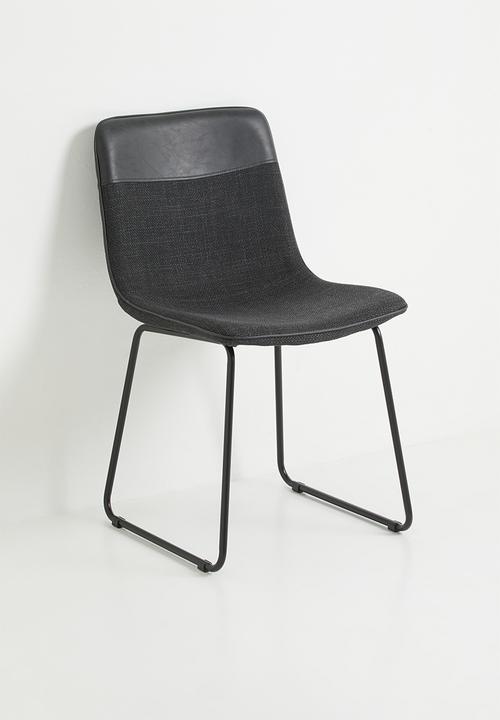 Sixth Floor - Elsa Dining Chair set of 2-Charcoal