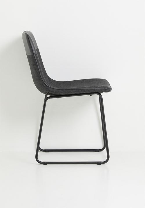 Sixth Floor - Elsa Dining Chair set of 2-Charcoal