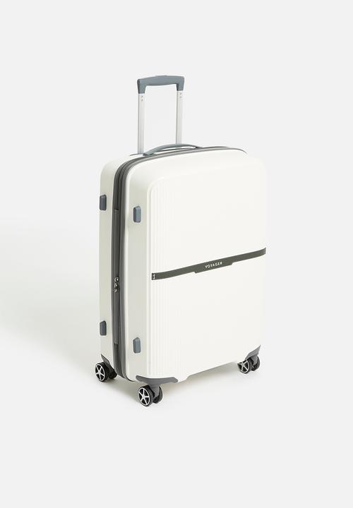 Voyager - Voyager Traveller 4 Wheel Trolley - White