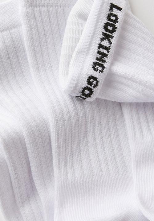 Rubi - 5Pk Crew Sock - White