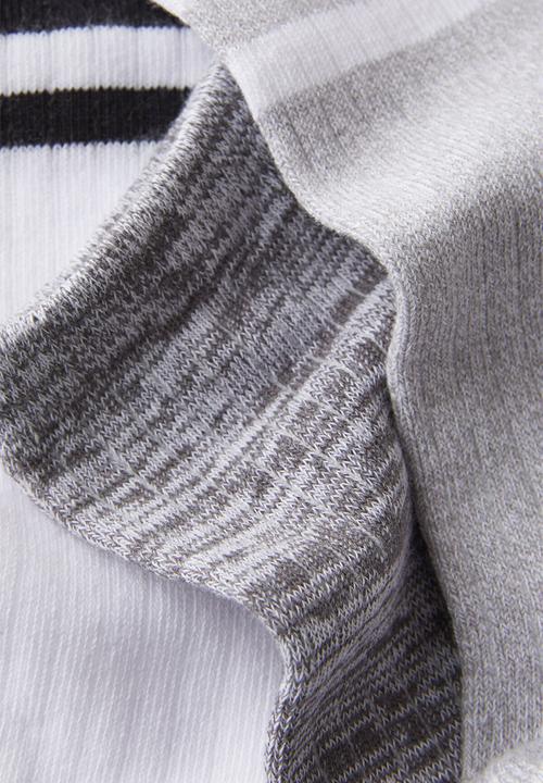 Cotton On - Body Crew Socks 3Pk/Greyscale