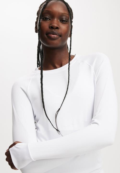 Cotton On - Active Workout Long sleeve - White