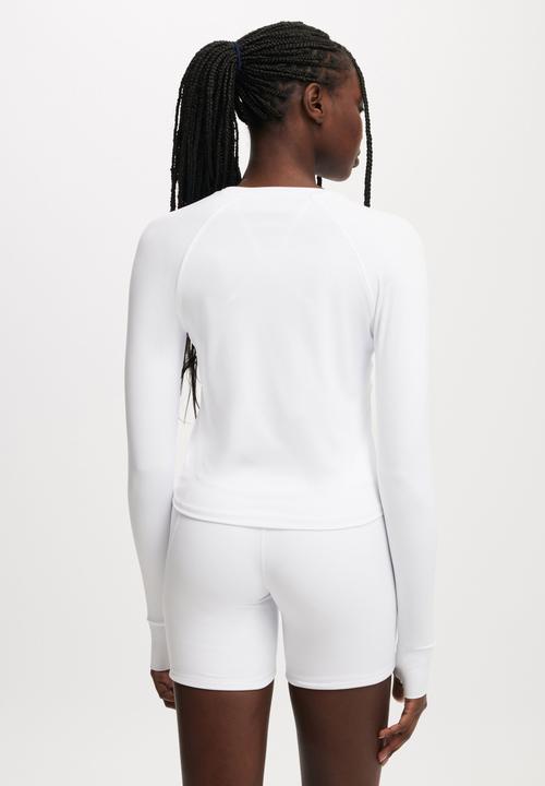 Cotton On - Active Workout Long sleeve - White