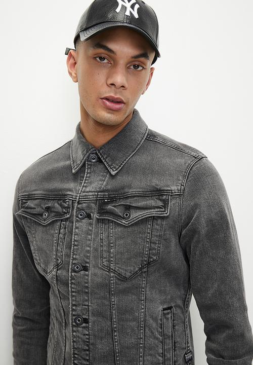 G-STAR - 3301 Slim jkt - charcoal