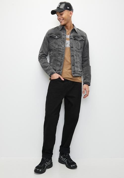 G-STAR - 3301 Slim jkt - charcoal