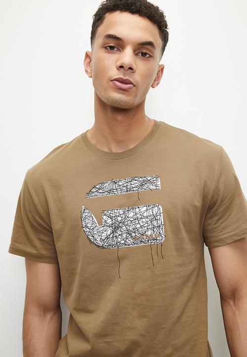 G-STAR - Thread s gr r t short sleeve - brown