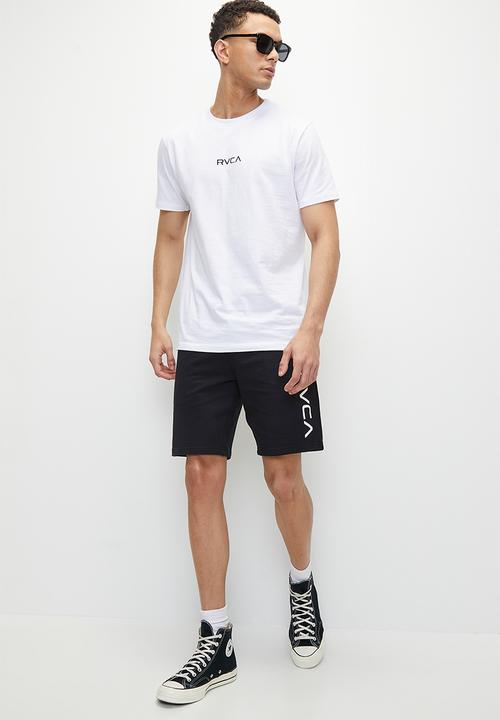 RVCA - SMALL RVCA SS - White - Black Logo