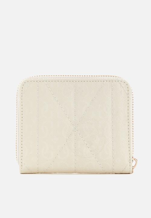 GUESS - Aldina zip around purse-cream