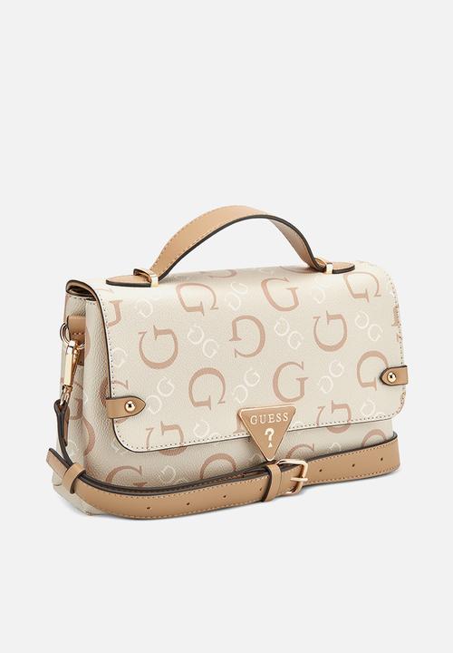GUESS - Marlena top handle crossbody-beige