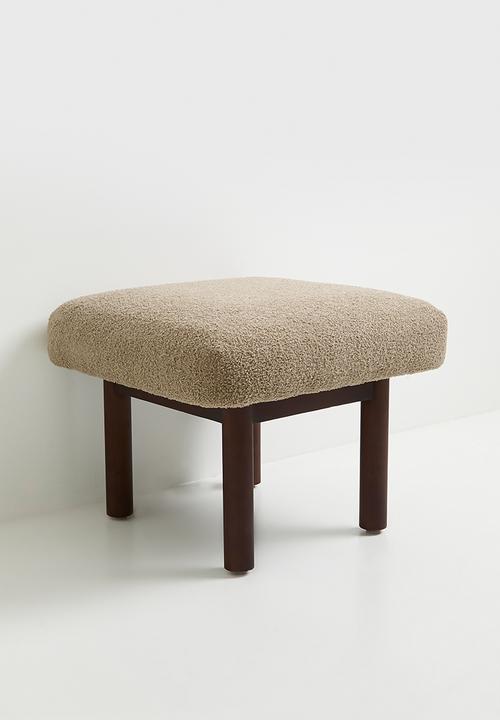 Sixth Floor - Rebecca  foot-stool-natural