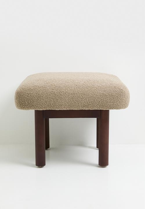 Sixth Floor - Rebecca  foot-stool-natural