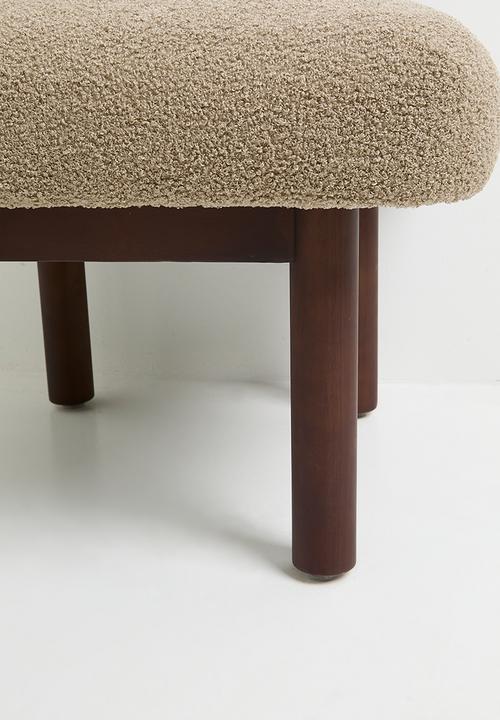 Sixth Floor - Rebecca  foot-stool-natural
