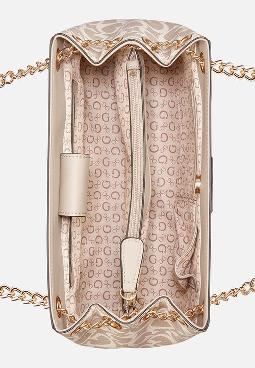 GUESS - Kerry satchel-beige
