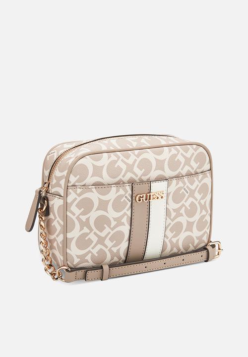 GUESS - Kerry mini crossbody top zip-caramel