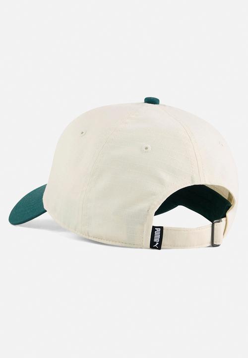 PUMA - Ess No 1 Logo Dad Cap - Alpine Snow-Dark Myrtle