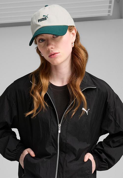PUMA - Ess No 1 Logo Dad Cap - Alpine Snow-Dark Myrtle