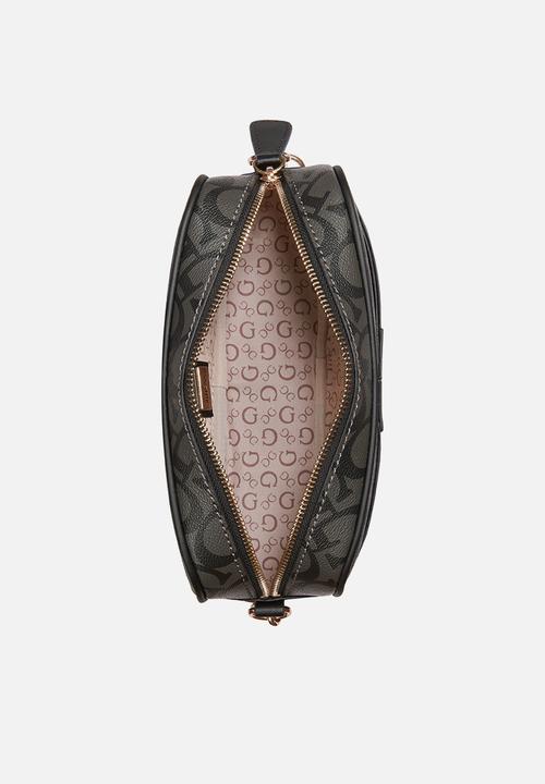 GUESS - Kerry mini crossbody top zip-coal