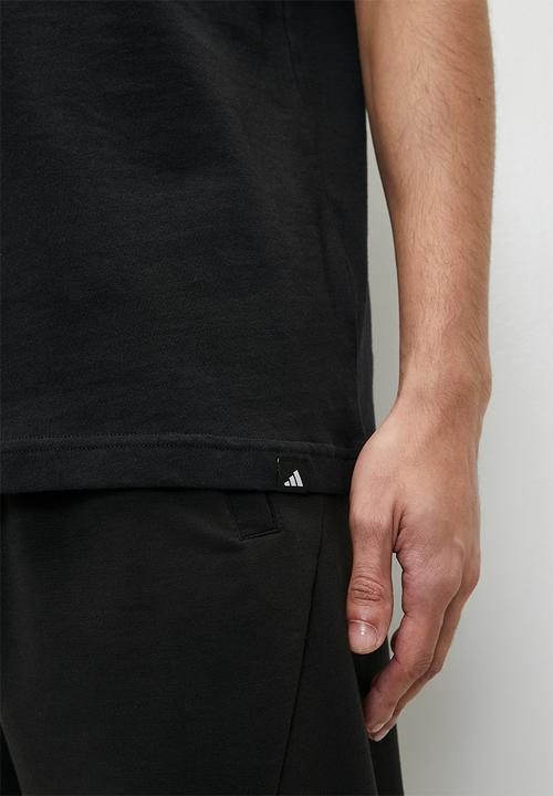 adidas Performance - M CAMO LOGO T - black
