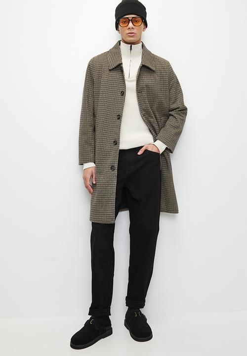 Cotton On - Trench Coat - Houndstooth Check