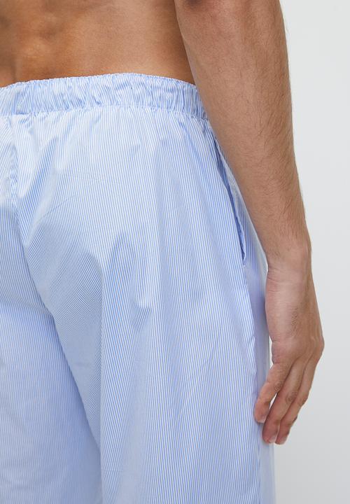 POLO - Stripe Woven Pyjama Pants  - Blue
