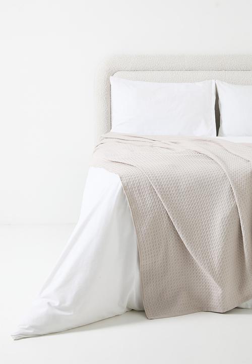 Nortex - WAFFLE THROW - TAUPE