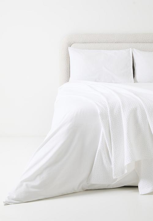 Nortex - WAFFLE THROW - WHITE